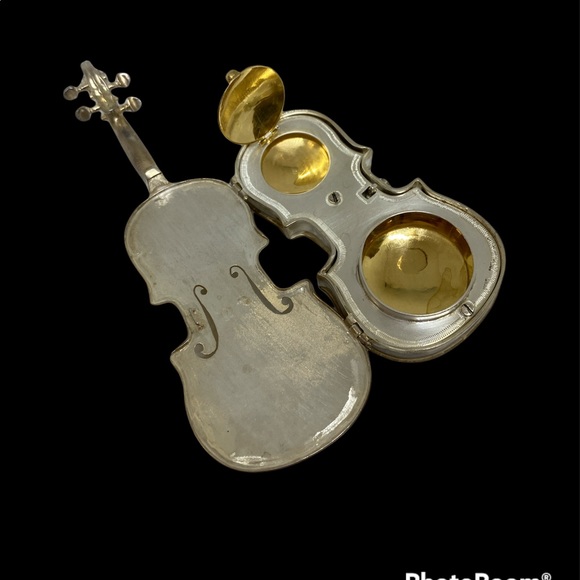 🆕 Hand made Silver and Gold Pill box ✨HP✨ - Picture 7 of 16